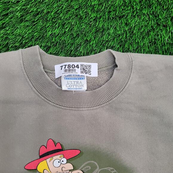 Vintage Dudley Do-Right Sweatshirt Womens Large 23x23 Boxy - Picture 14 of 16